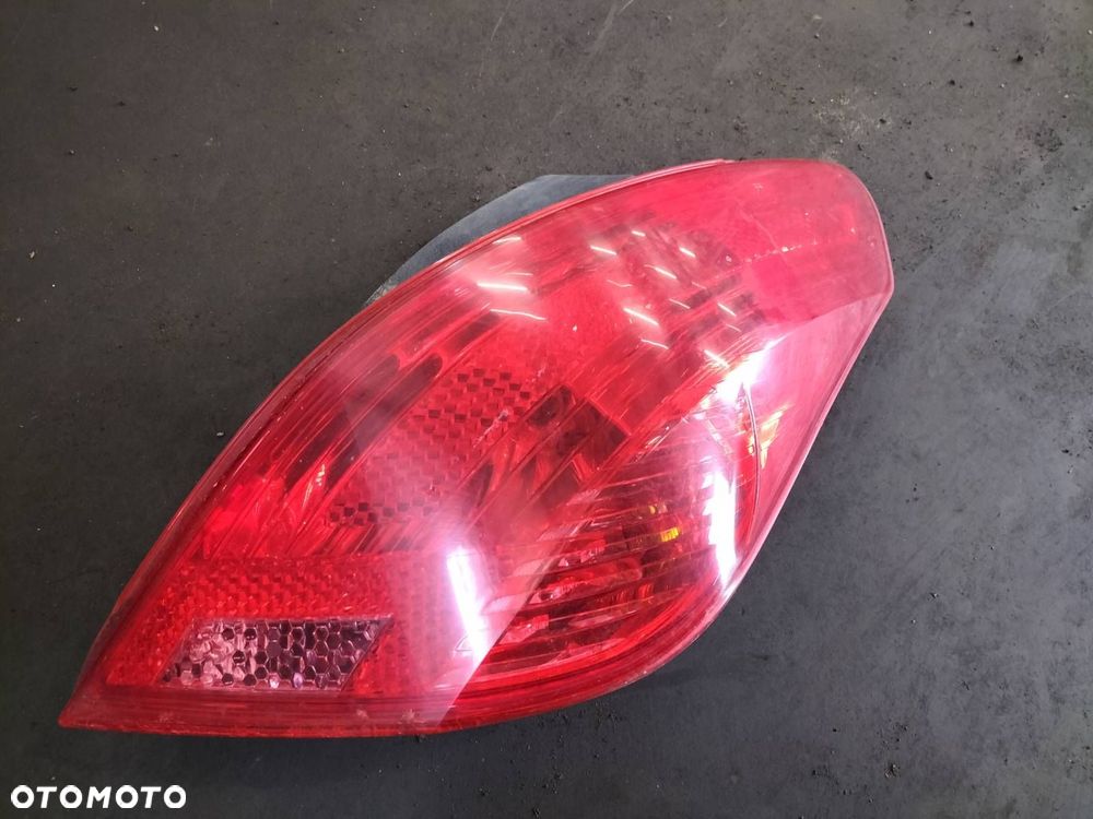 KOMPLETNY TYŁ KLAPA BAGAŻNIKA ZDERZAK TYŁ LAMPY PEUGEOT 308 T7 HB KTPD - 2