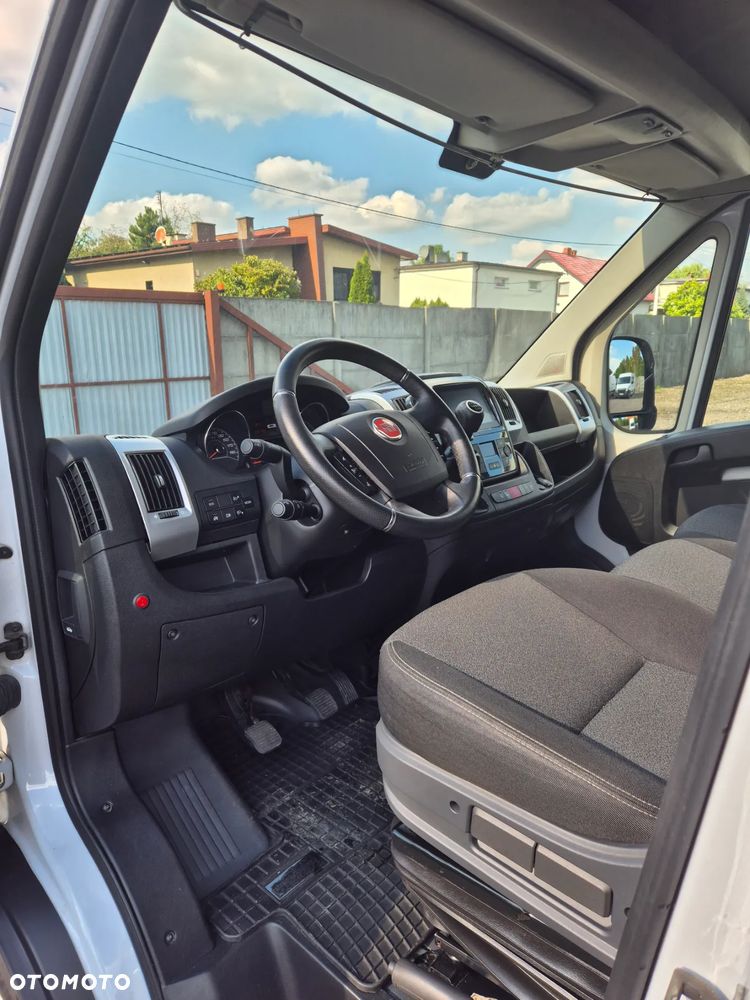 Fiat DUCATO 2.3 180KM SPOJTRAK TWINCAB PLANDEKA FIRANA 8EP KLIMATRONIK WEBASTO NAWIGACJA PODUSZKI SERWIS ASO FV23% ZADBANY BEZ WKŁADU FINANSOWEGO - 16