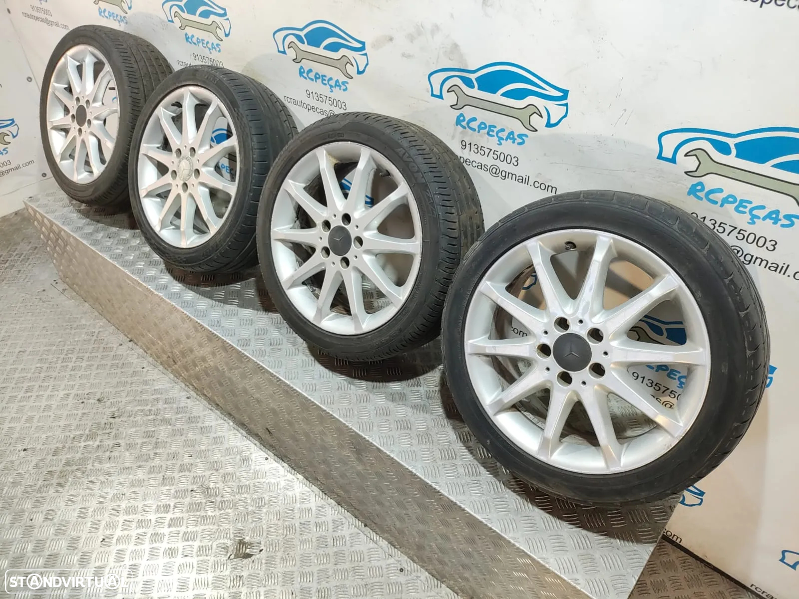 Jantes 17 originais MERCEDES BENZ CLASS A W169 7J ET49 5x112 - 11