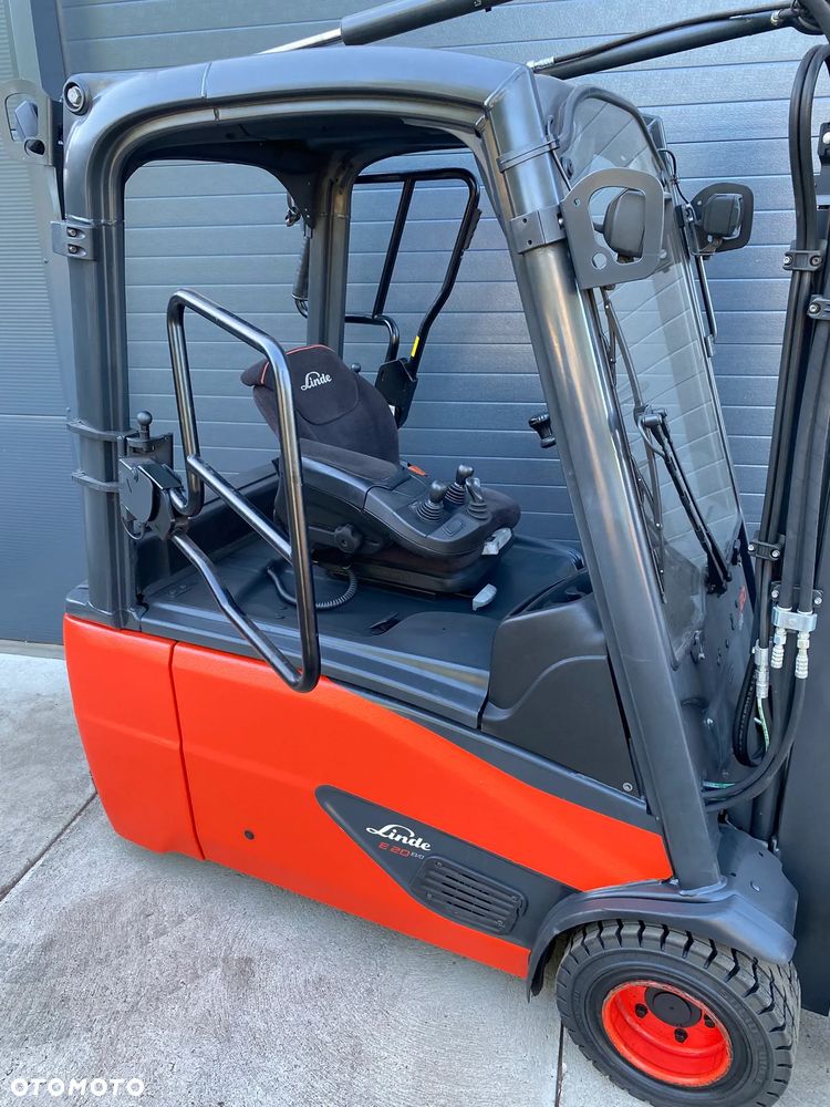 Linde E20L DUPLEX  przesuw zintegrowany, NOWE opony - 6