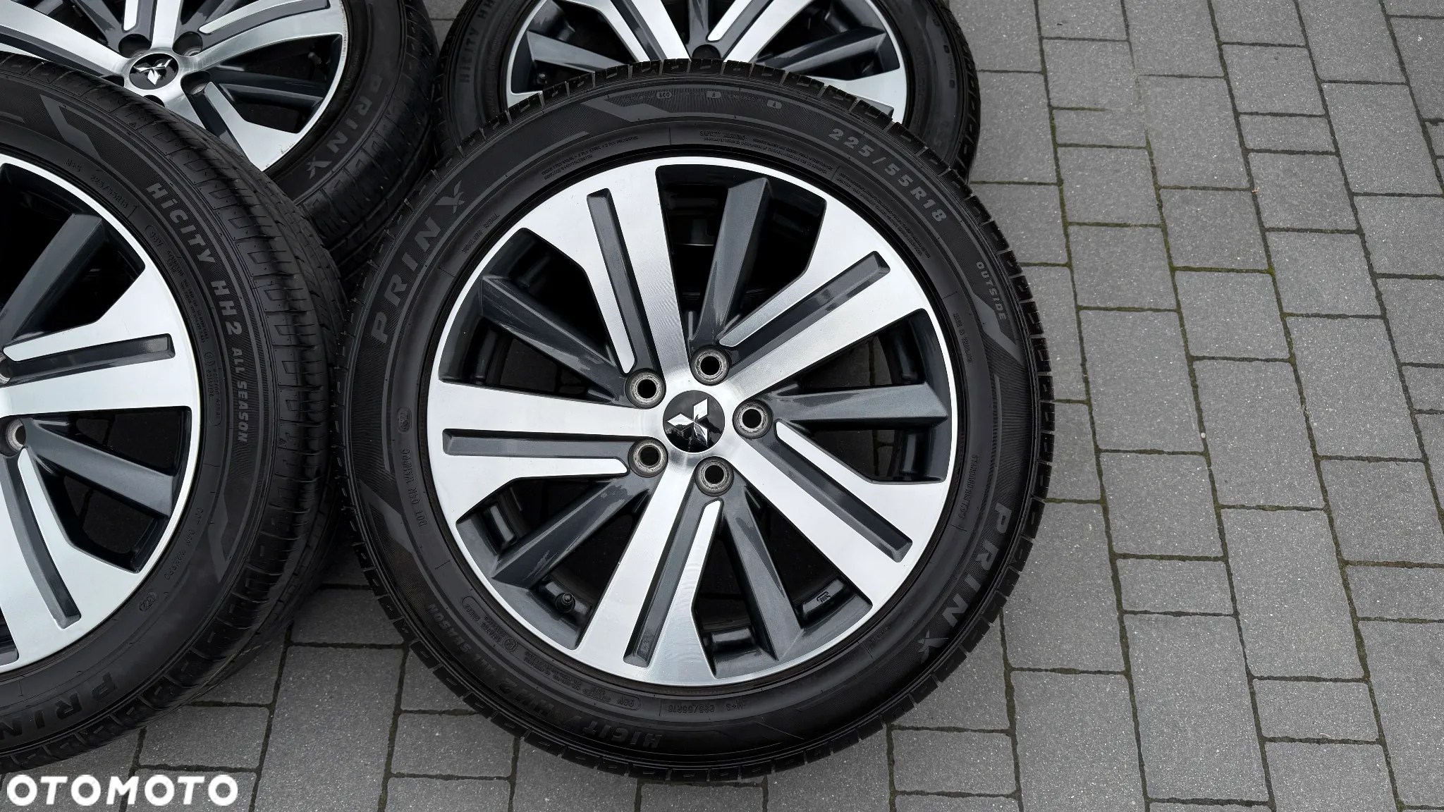 Koła aluminiowe r18 5x114.3 225/55 7Jx18H2 ET38 Alufelgi Mitsubishi Nissan Kia Hyundai Mazda Outlander ASX Sportage Tucson - 2