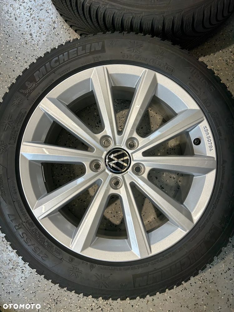 Oryginalne KOŁA FELGI 17 VW T-ROC Arteon Passat B8 Michelin 215/55R17 2025r 8mm jak NOWE - 8