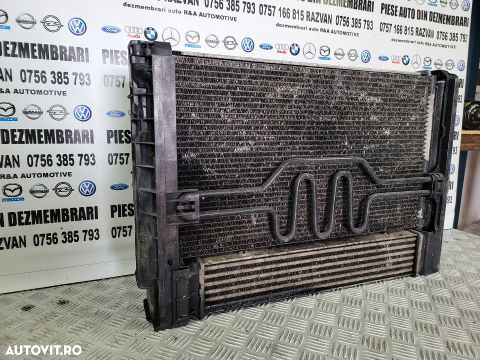Grup Radiatoare Radiator Apa Clima Intercooler Servo Bmw E90 E91 E87 2.0D Dezmembrez Bmw - 2