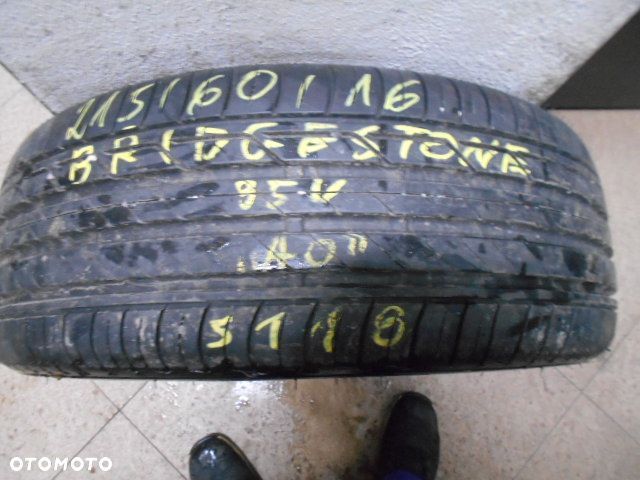Opona pojedyńcza 215/60r16 bridgestone turanza t001 AO 7,3mm - 1