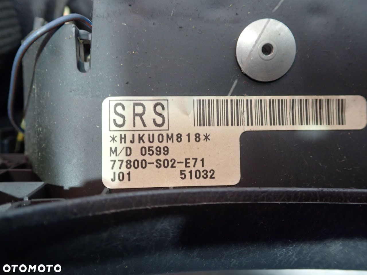 PODUSZKA KIEROWCY HONDA CR-V I LIFT 77800-S02-E71 - 10