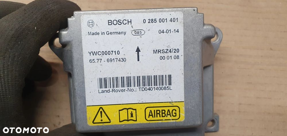 Moduł Sensor Airbag Poduszek Range Rover Vogue L322 6917430 0285001401 - 4