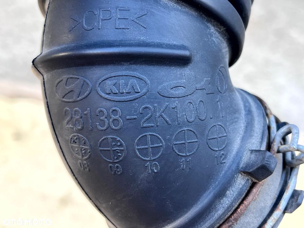 KIA SOUL I 2008-2014 1.6 16V PRZEWÓD RURA DOLOT POWIETRZA 28191-2K100 - 3
