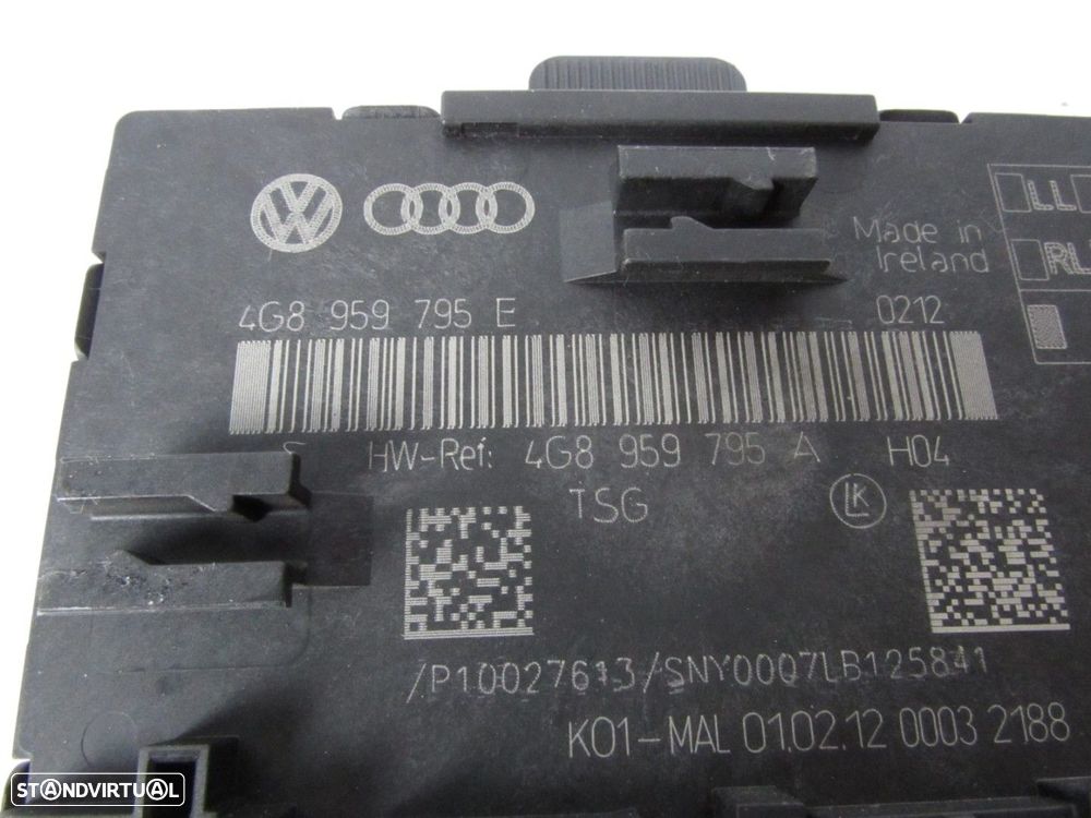 Módulo da Porta Direito/Trás Seminovo/ Original AUDI A7 Sportback (4GA, 4GF) 4G8... - 3