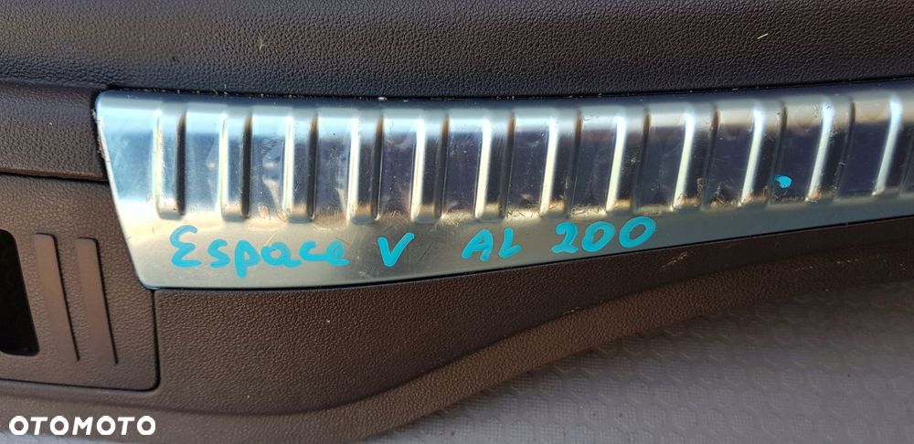 nakładka pasa tylnego renault espace v - 2