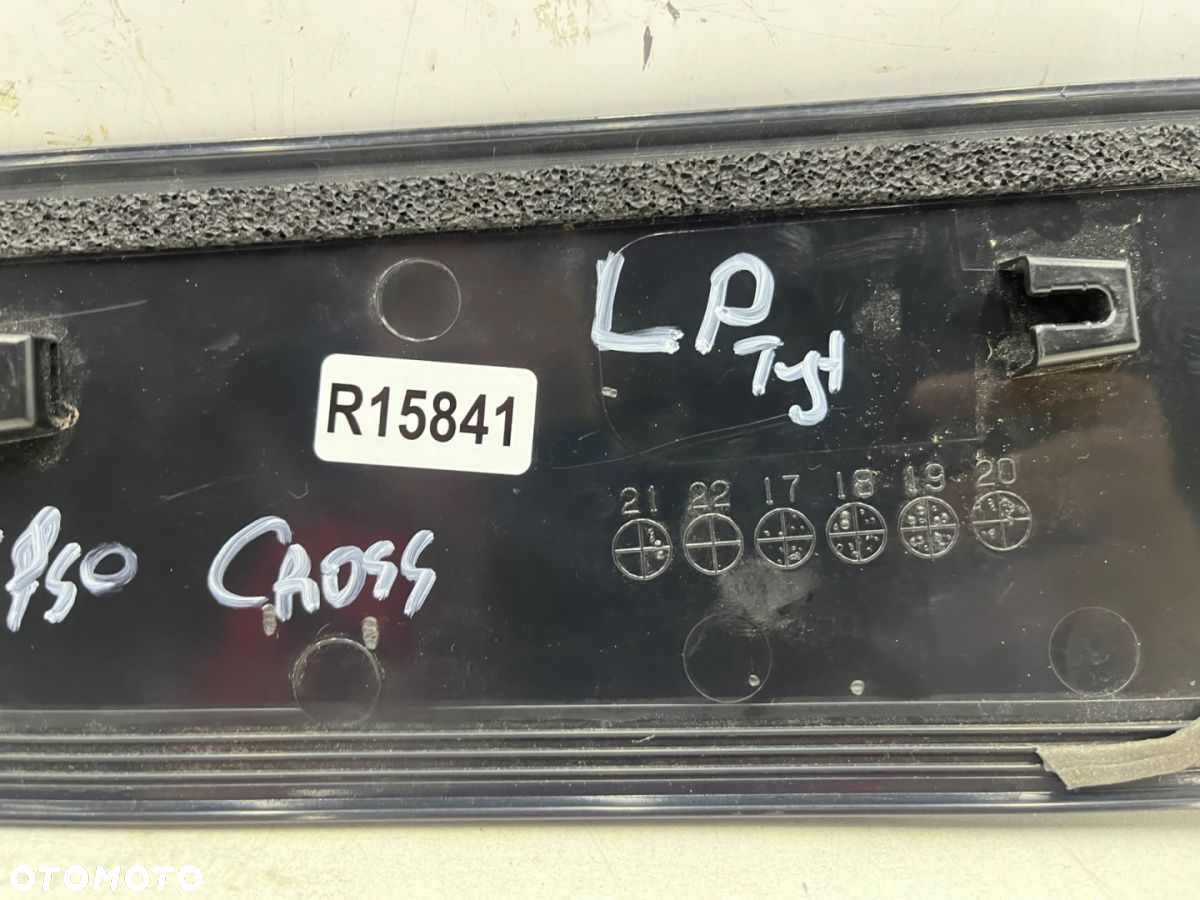 Listwa Mitsubishi Eclipse Cross 18r.- lewa przednia nakładka ramki drzwi bocznych środkowego słupka - 9