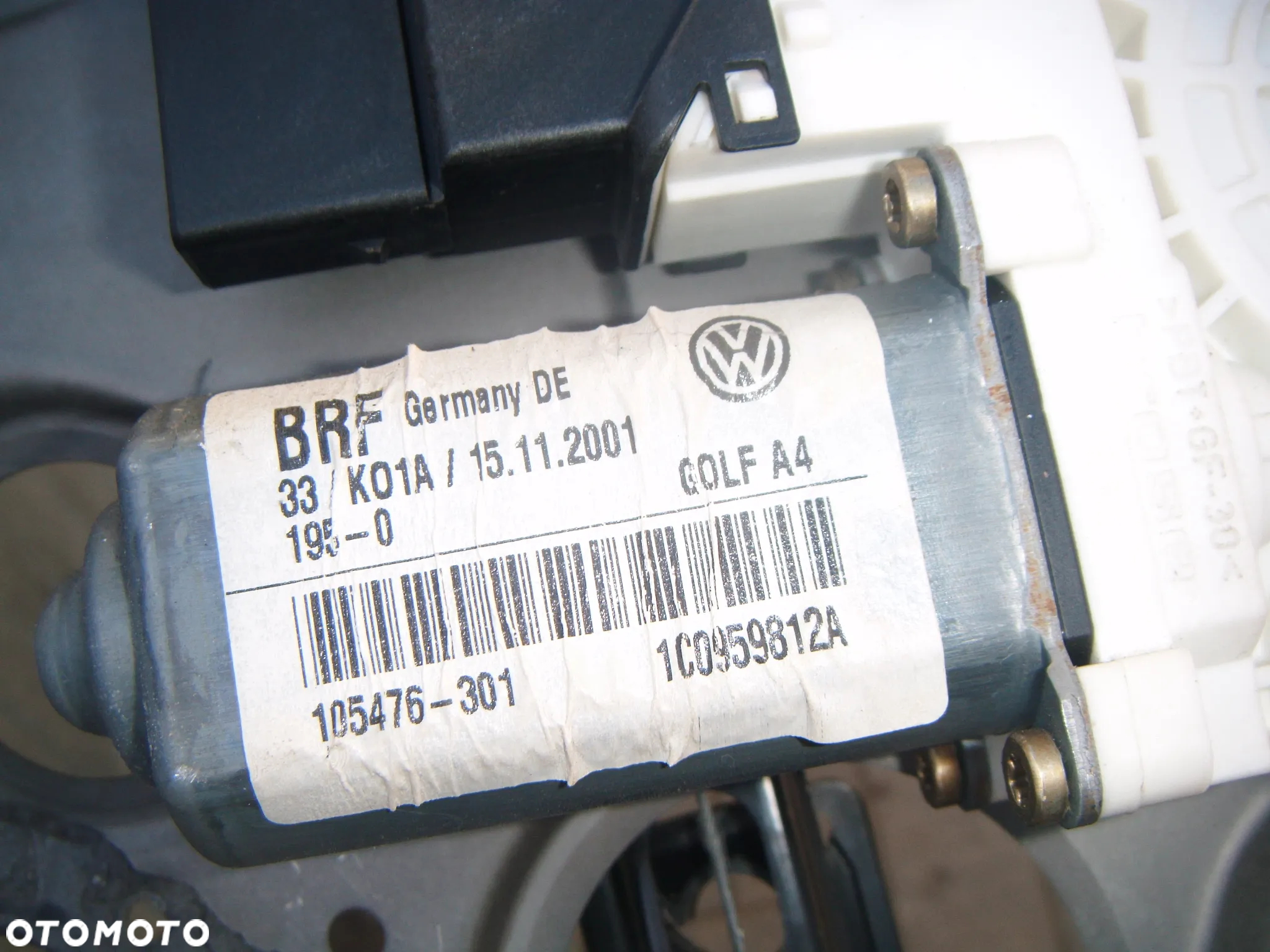 vw bora kombi mechanizm szyby prawy tył z silnikiem - 2