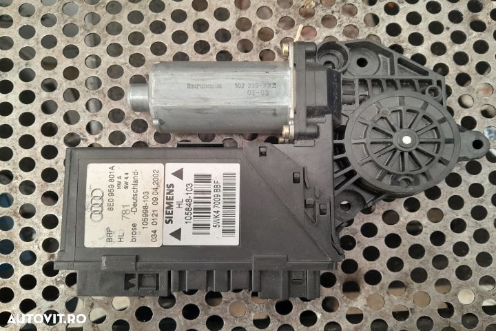 Motoras macara geam spate stanga 0130821767 Audi A4 B6 [2000 - 2005] - 4