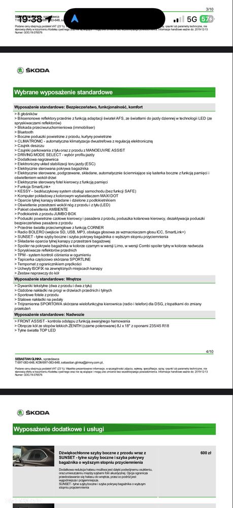 Skoda Superb 2.0 TDI SCR 4x4 Sportline DSG - 18