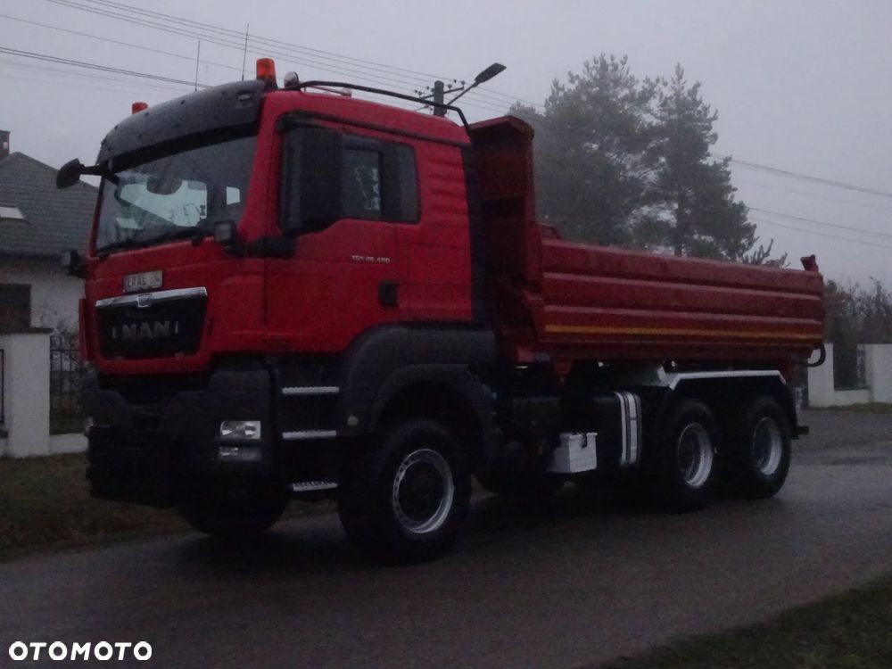 MAN TGS 26.480 6X6  Kipper 3-stronny Hydroburta stan idealny - 2