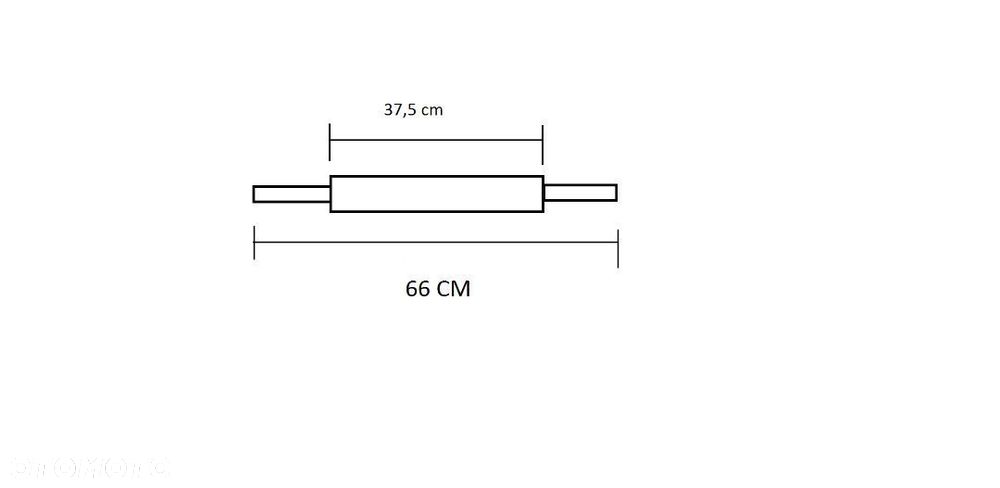 SIŁOWNIK SKRĘTU MOSTU JCB 531, 541, 535 DŁ. 37,5 CM - 3