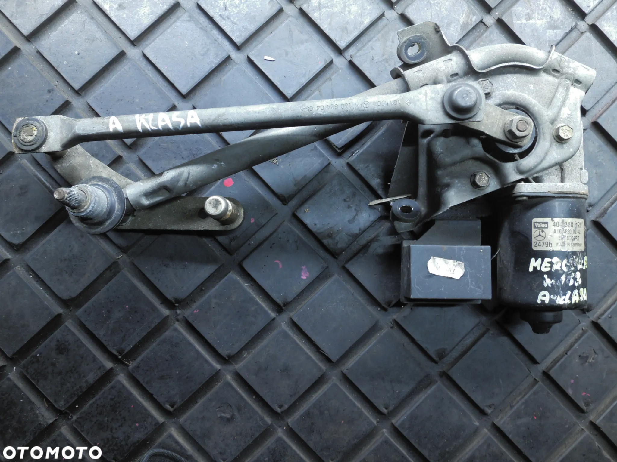 MERCEDES A W168 Mechanizm wycieraczek A1688200242 POSIADAM 6ZT - 3