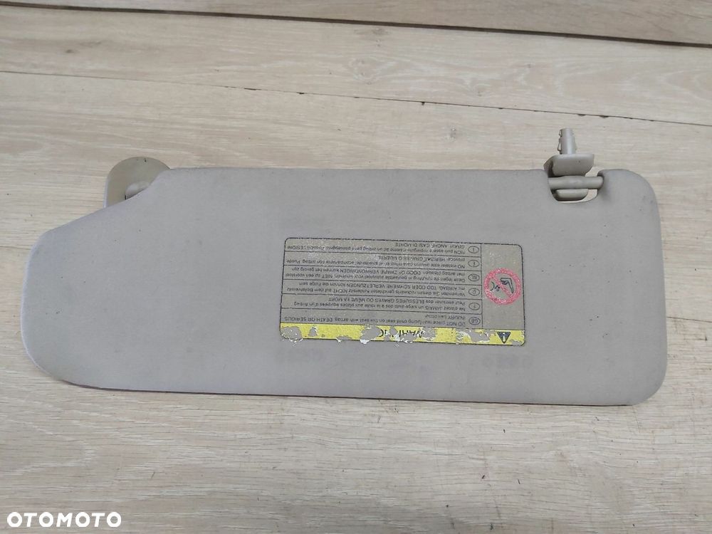 TOYOTA Avensis T25 03-08r osłona przeciwsłoneczna PRAWA słoneczko daszek - 3