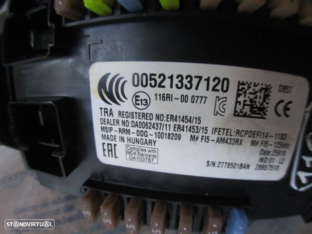 Caixa Fusiveis 00521337120 FIAT TIPO 2 FASE 2 2020 1.3JTD 95CV 5P BRANCO MOPAR - 3