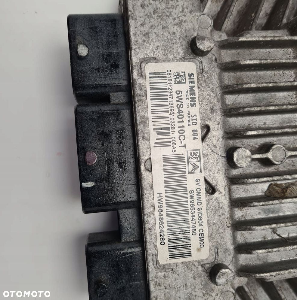 komputer sterownik silnika citroen c3 - 3