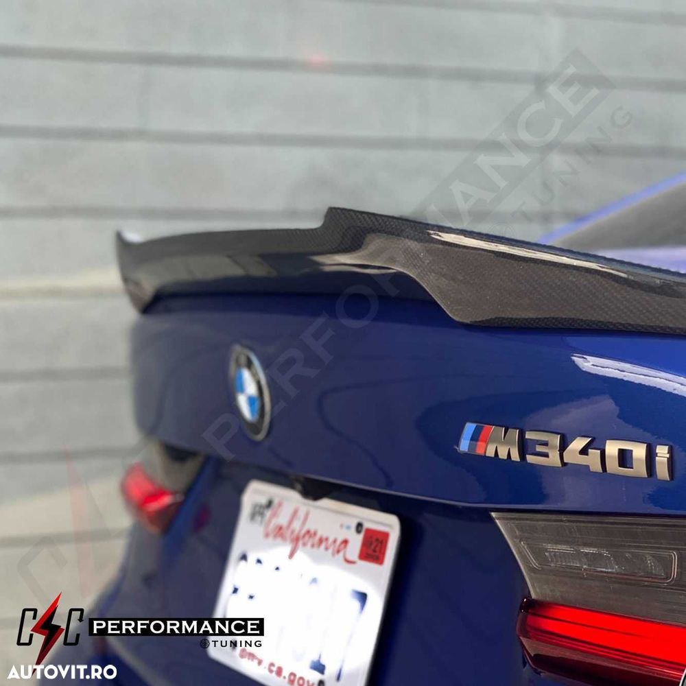 Eleron Portbagaj Compatibil BMW Seria 3 G20 (2019-up) M4 Negru Lucios - 1
