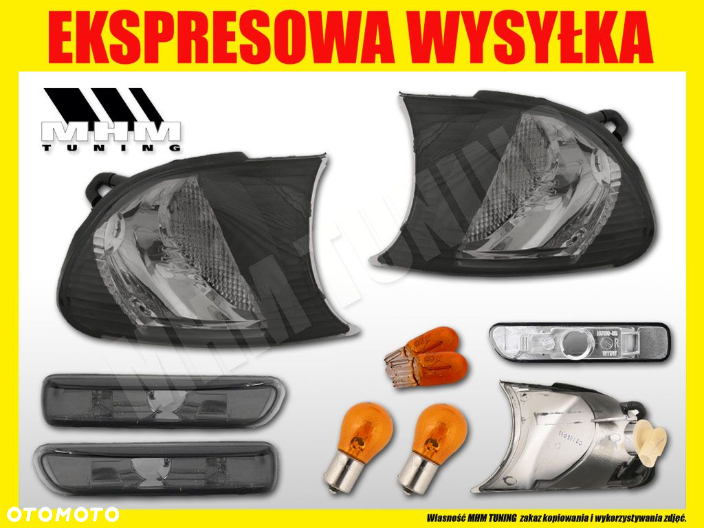 KIERUNKOWSKAZ MIGACZ BMW 3 E46 COUPE LIFT BLACK FK - 2
