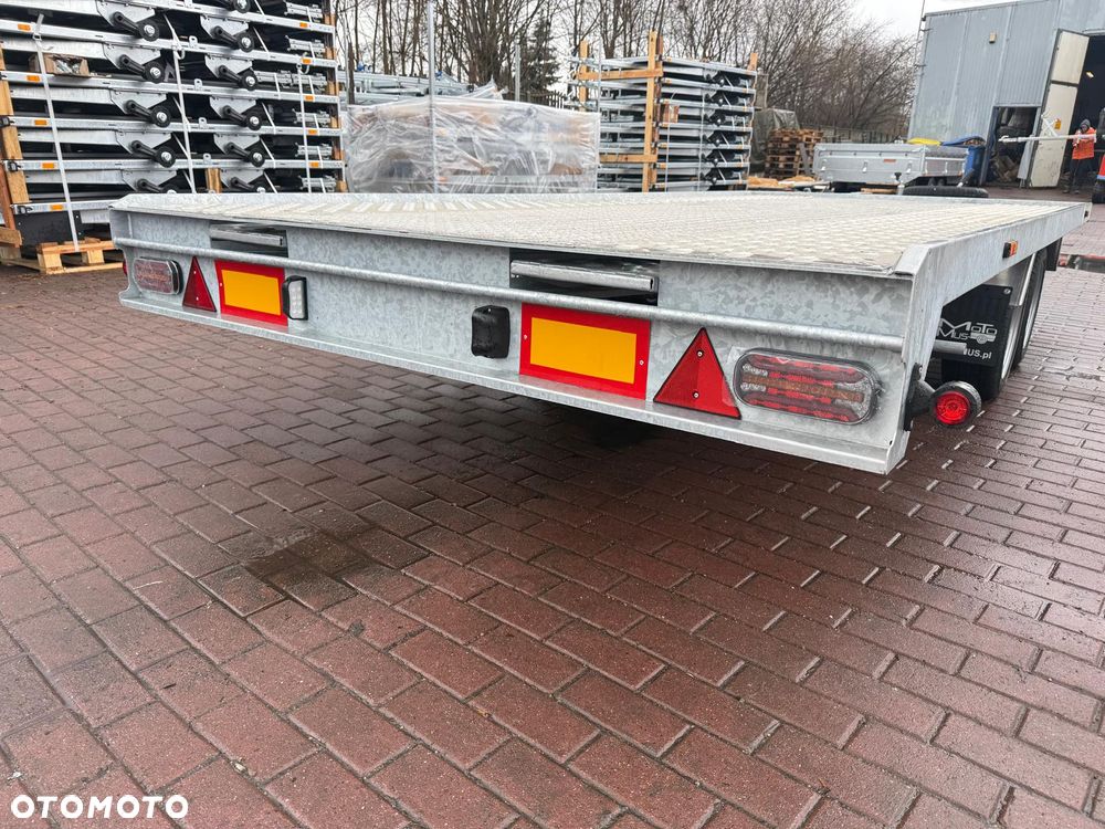 Gala BBG Laweta Gala Phoenix płaska wypełniona alu ryfl 4.5x2,05m koła 195r13c DMC 2700kg lampy LED dostawa MOTOMUS - 5