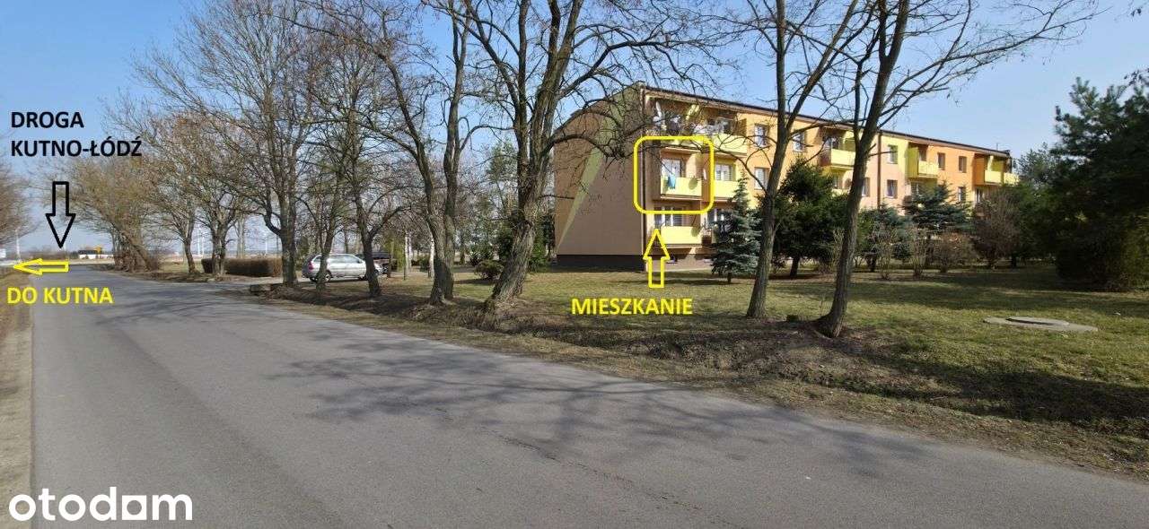 Mieszkanie, 63,80 m², Krzyżanów