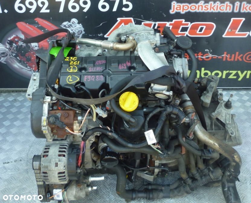 SILNIK KOMPLETNY RENAULT SCENIC 1.9 DCI 130KM F9Q818 169 TYS - 1