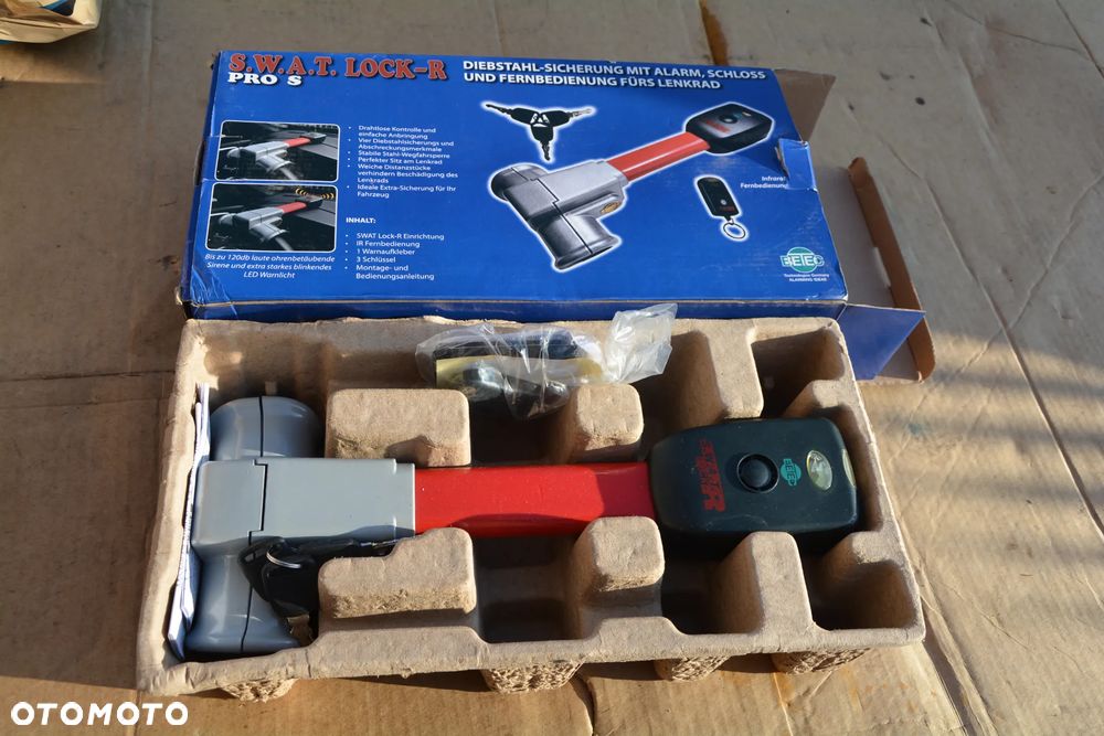 Blokada na kierownice z alarmem NOWA - 3