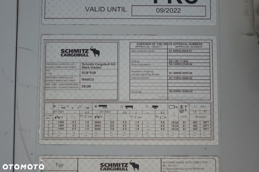 Schmitz Cargobull CHŁODNIA / CARRIER VECTOR 1550 / DOPPELSTOCK / OSIE SCHMITZ / KOSZ PALETOWY / OŚ PODNOSZONA - 36