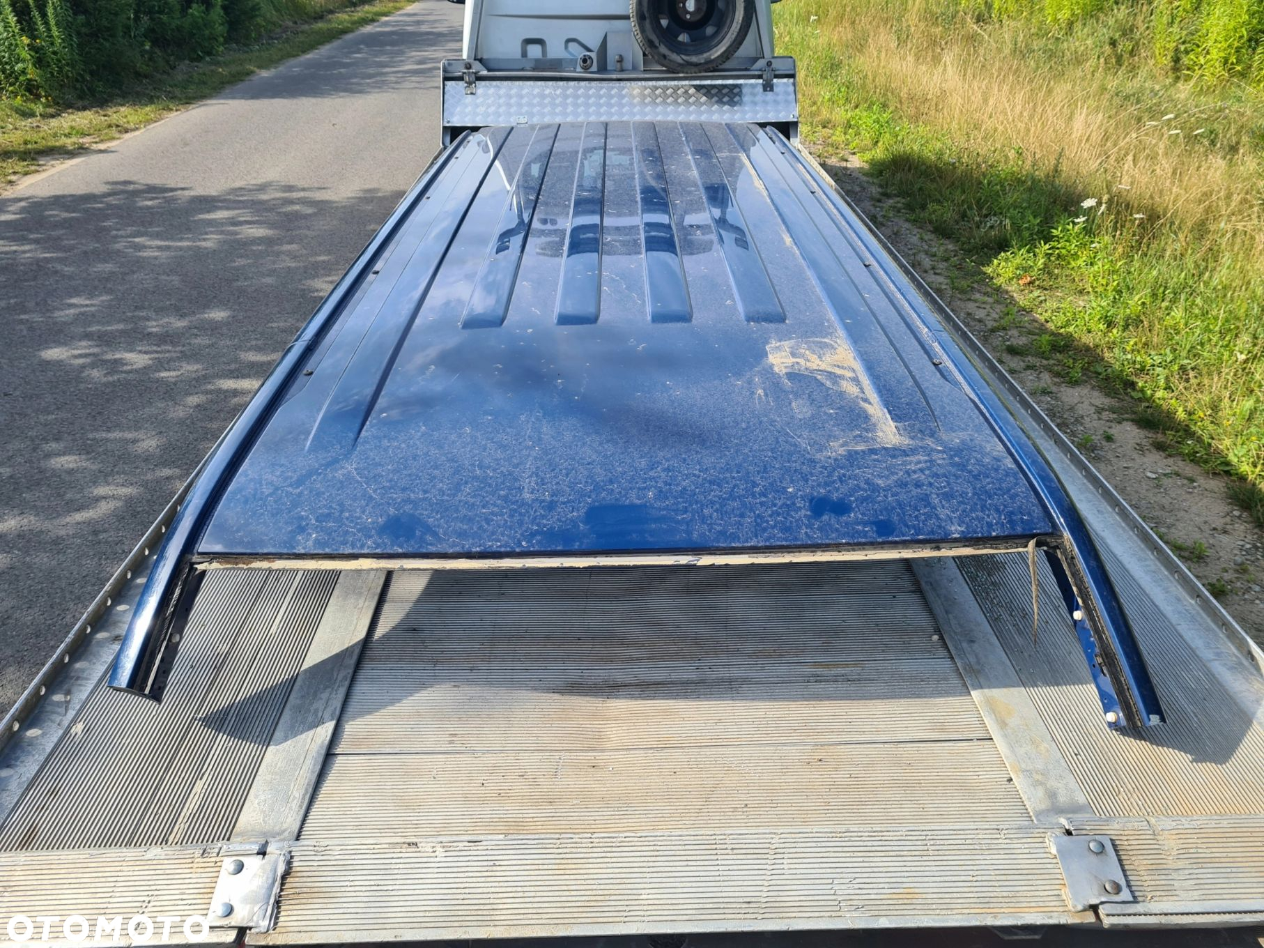 VW T5 LONG dach na klape niebieski LL5M - 2