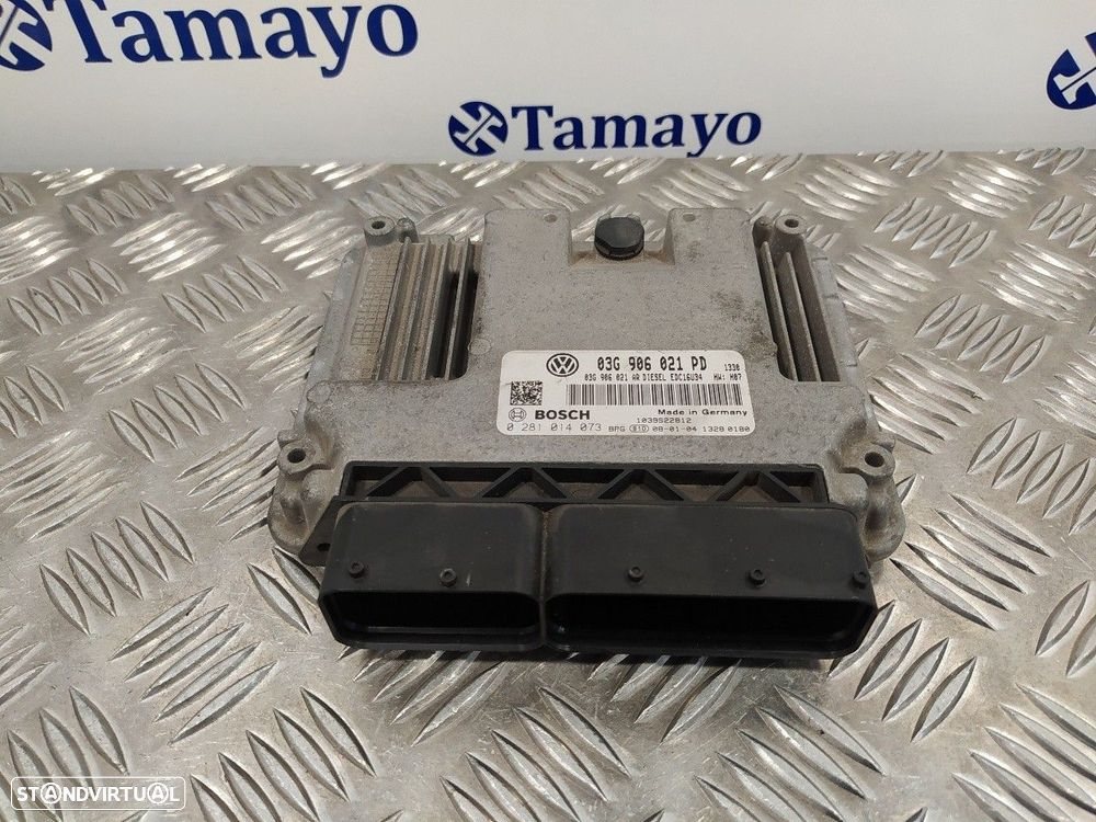 CENTRALINA MOTOR UCE VOLKSWAGEN CADDY III FURGÃO 2008 -03G906021PD - 3