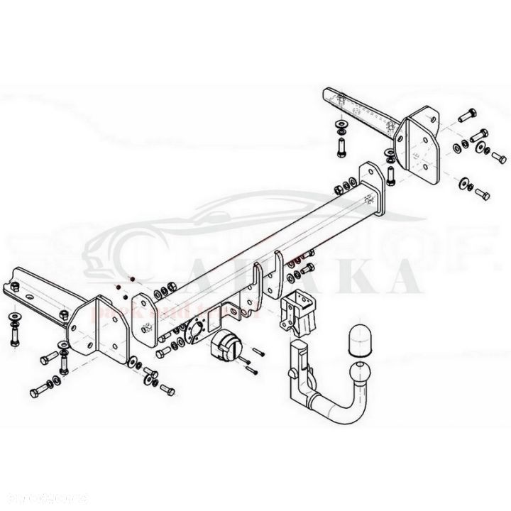 Hak Holowniczy Wypinany Automat Do Subaru Levorg Od 2015 - 3