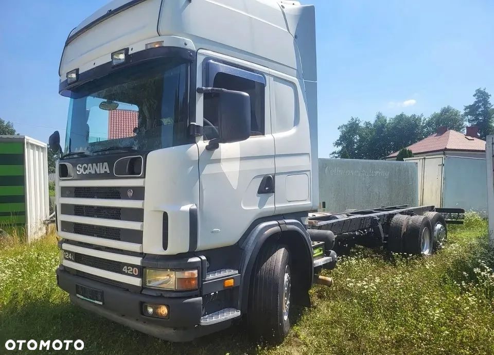 Scania 124 L 420 6X2 EURO3 RAMA FIRANKA LAWETA - 1