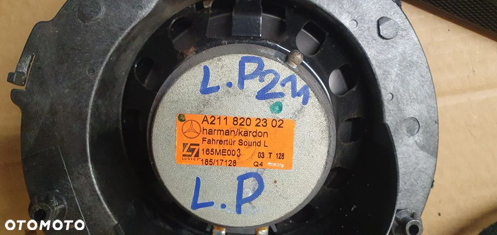 Głośnik drzwi lewy prawy przód tył wzmacniacz HARMAN KARDON Mercedes E-Klasa W211 A2118274542 - 14
