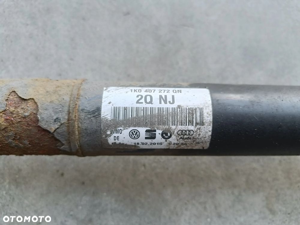 Półoś prawa 1.6 TDI Skoda Octavia 3 Seat Leon Audi A3 VW Caddy Golf 1K0407272QN - 4