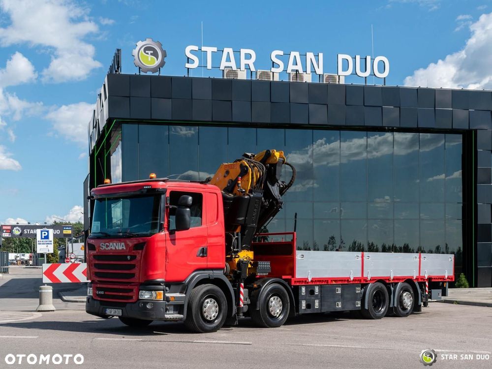 Scania G410 8x2 FASSI F800BXP.26 HDS Żuraw Fly Jib Wciągarka - 9