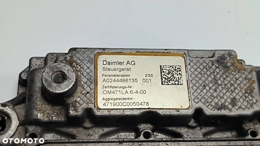 KOMPUTER SILNIKA ECU MERCDES-BENZ ACTROS MP4 1845 A0014464035 - 5