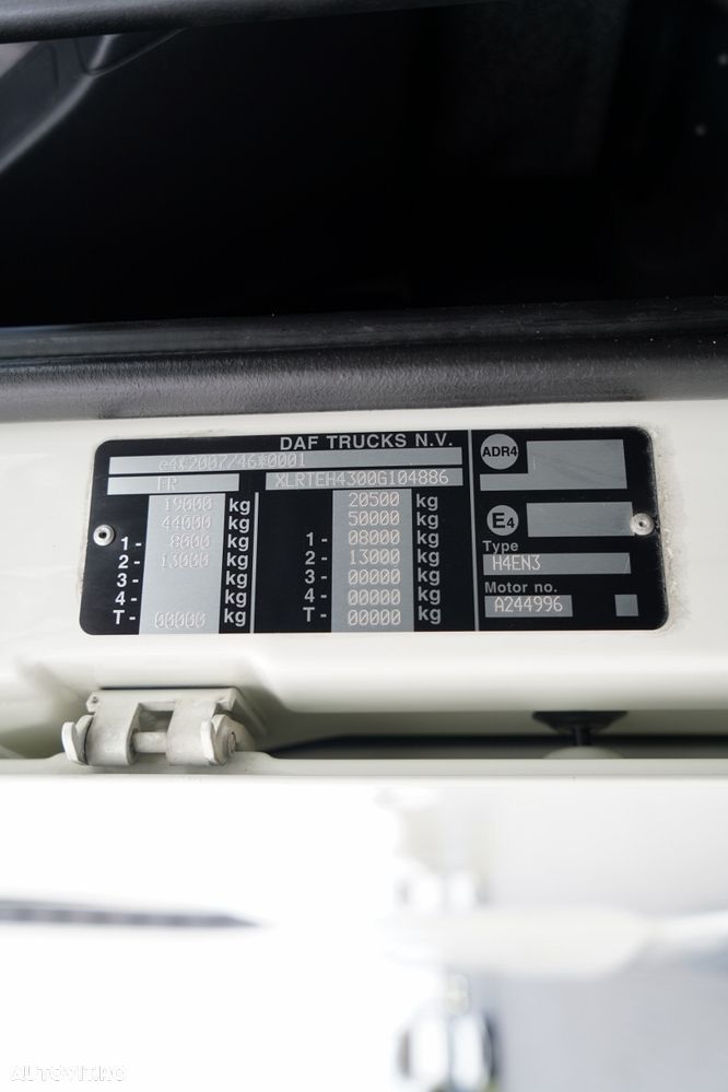 DAF XF 460 / SPACE CAB / EURO 6 - 34