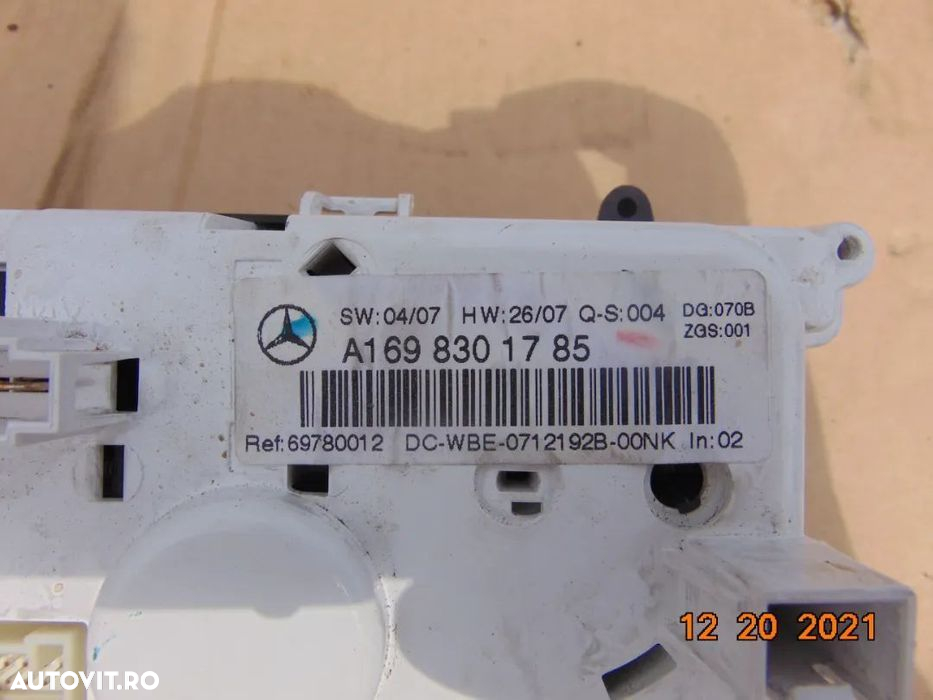 Panou comanda Ac clima Mercedes A Class w169 B Class w245 comenzi ac d - 5