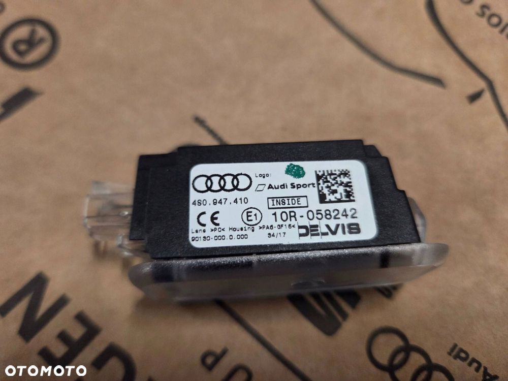audi oe projektor lampka drzwi prawych audi sport 4s0947410 - 1