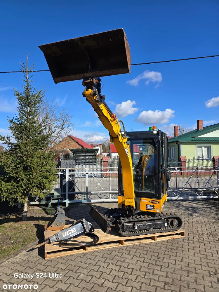 JCB 19c-1 NOWOŚĆ 2025 rok + MŁOT JCB + 2 ŁYŻKI - 3