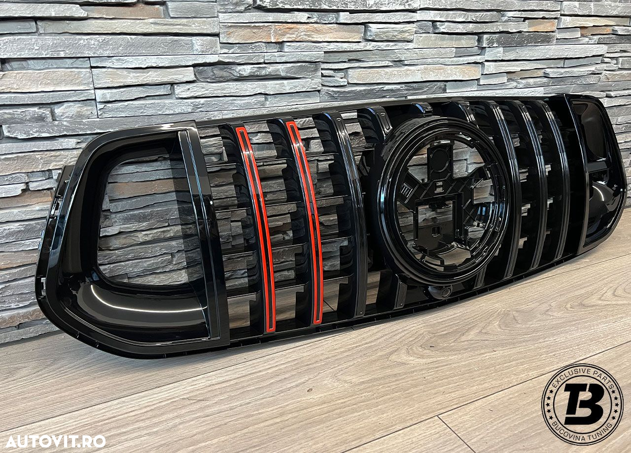 Grila compatibila cu Mercedes GLE W167 C167 B Design - 3