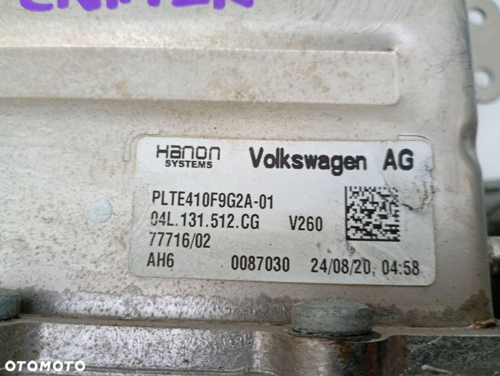 chłodnica spalin chłodniczka egr zawór vw crafter ii man tge 2.0 tdi 177 km 04l131512cg - 6