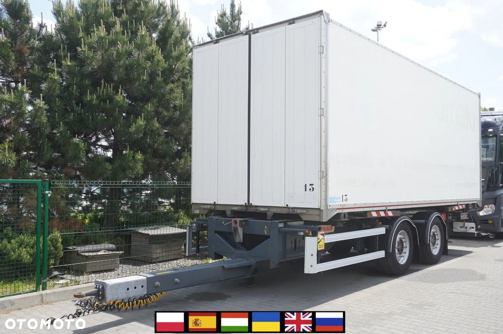 Fruehauf Przyczepa kontenerowa przejazdowa 18 EPAL / 2021 / osie SAF - 1