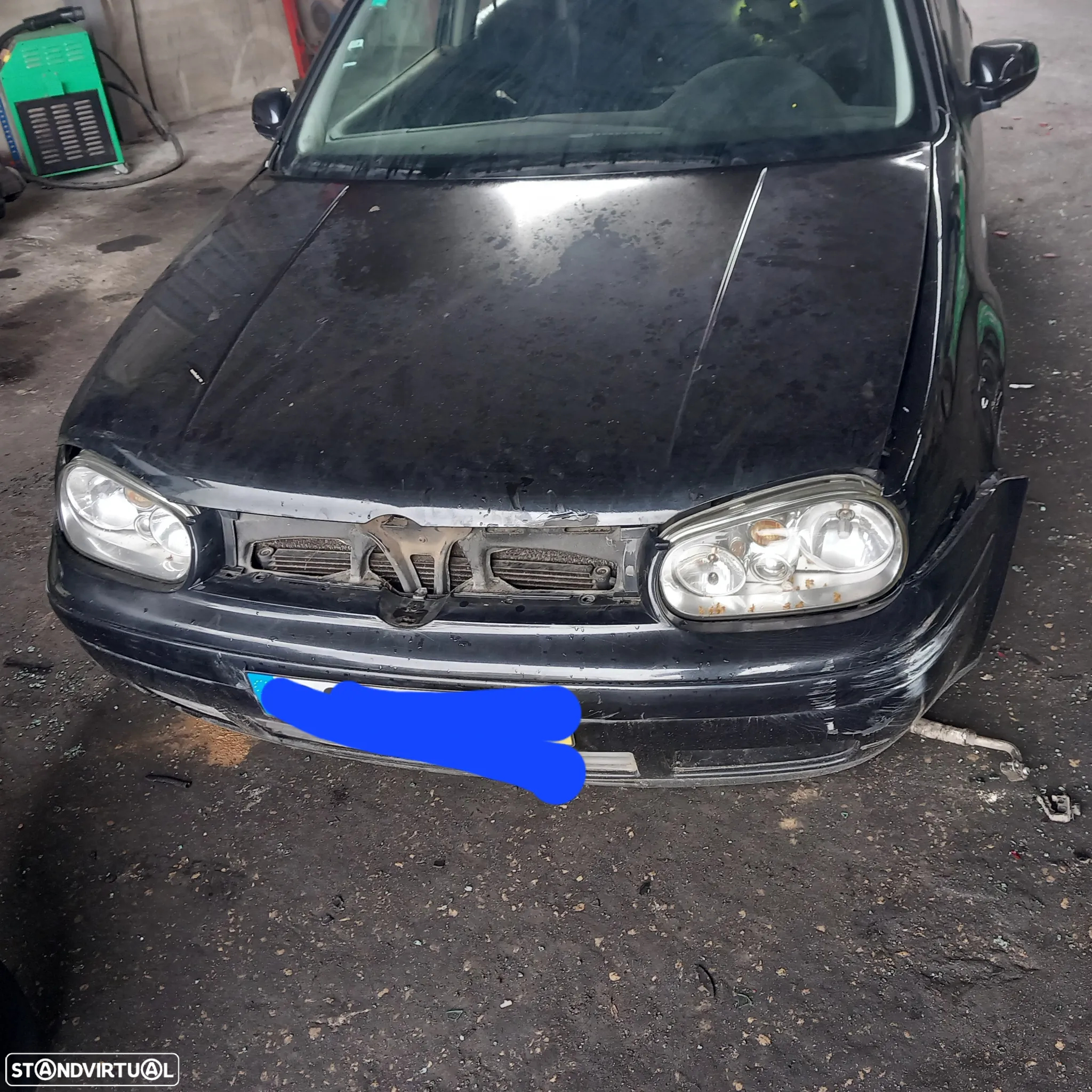 Frente completa vw golf 4 ( guardalamas condutor danificado) - 3