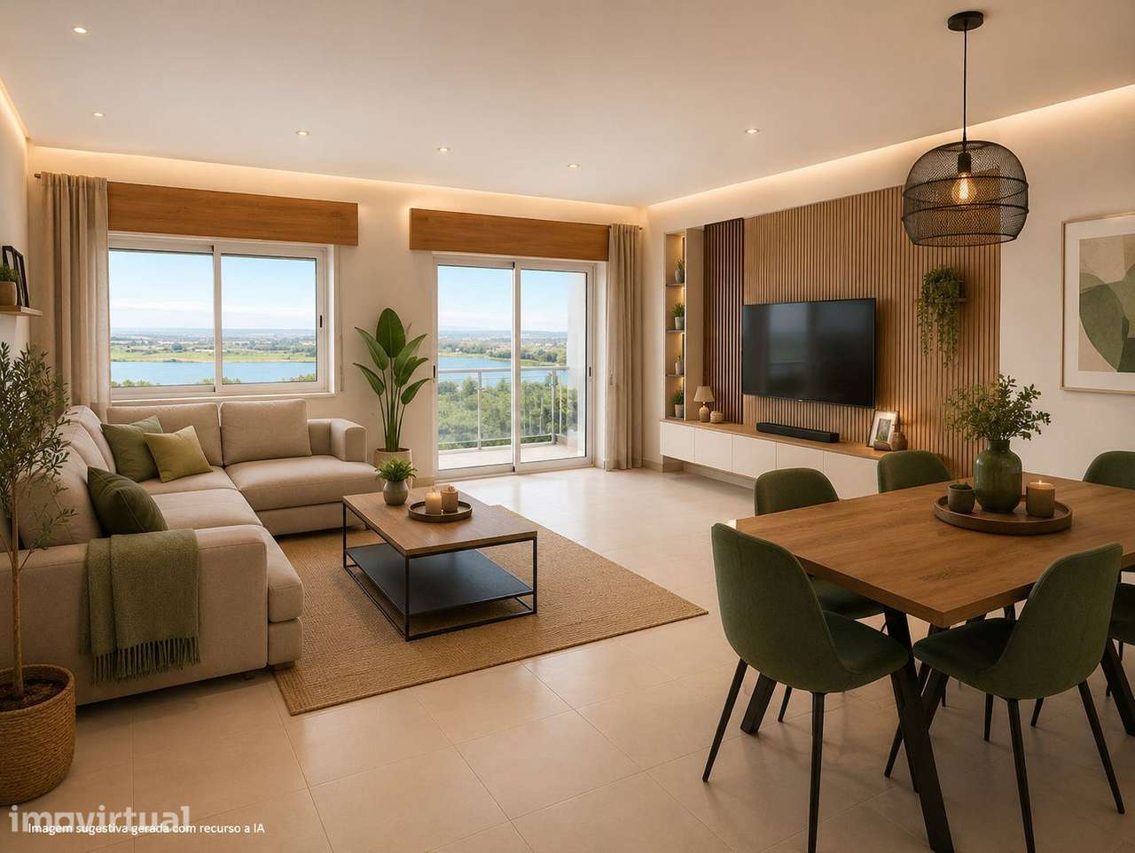 Apartamento T2 com 123m2, três varandas, vista fantástica, a cerca ... - Grande imagem: 3/29