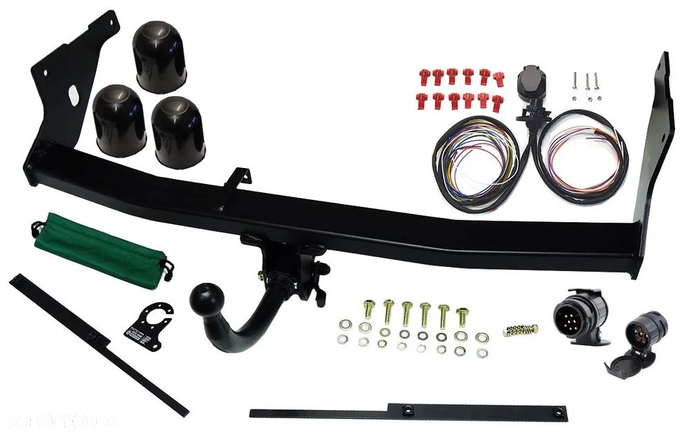 HAK HOLOWNICZY Z KULĄ WYPINANĄ POZIOMO ZA POMOCĄ DŹWIGNI+13P FORD FOCUS KOMBI MK2 II - 3