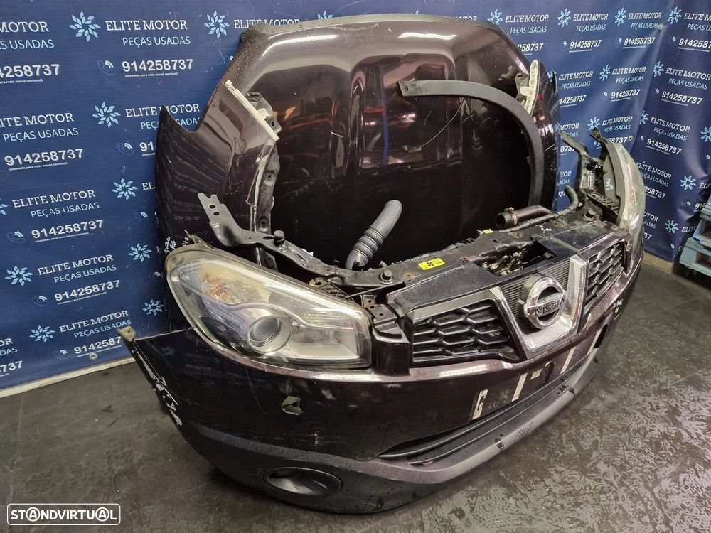 Frente completa usada NISSAN QASHQAI J10 FASE 2 XENON 1.5 DCI capot parachoques guardalamas oticas radiadores - 2