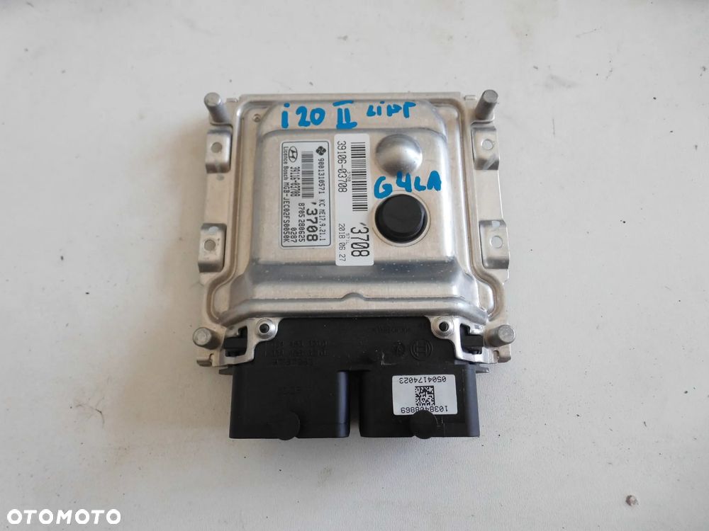 ZESTAW STARTOWY DO ODPALANIA KOMPUTER STACYJKA HYUNDAI I20 II LIFT 1.2 16V 2018r. EUROPA - 2